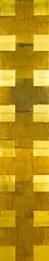Stephen Bambury, ‘And Also Its Constant Equilibrium” (Chakra No. 5), copper leaf and 23k gold on 7 aluminium panels