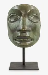 The Mask by Terry Stringer, cast bronze, 1/3, offered Aug 2013