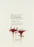 John Pule, The sun is happy…, ink and pastel on paper