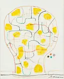 Done up in pins and curlers by Theodorus Johannes Schoon, oil and ink on paper, sold Aug 2013