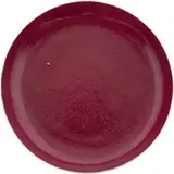 Chinese copper red dish, Jiaqing underglaze blue seal mark and of the period (1796-1820)