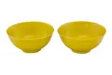 Guangxu underglaze blue six-character mark and of the period (1875-1908) by Pair of Chinese monochrome yellow bowls, the flaring sides rising from a short foot to a slightly everted rim,, sold Jul 2013