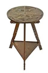 John Henry Menzies, A very rare and important 19th century circular side table