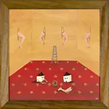 Sally Papps, Leg Room, acrylic on board