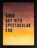 Martin Basher, Good Day, spray paint and gold leaf on screenprint, edition of 10