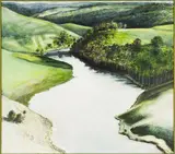 Ted Kindleysides, Untitled, acrylic and watercolour on paper