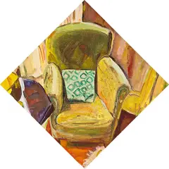 Joanna Paul, The Chair, oil on board