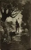 Trevor Lloyd, The Warrior, etching