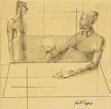 Garth Tapper, Untitled, pencil on card