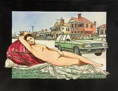 George Baloghy, Jervois Road, watercolour on paper