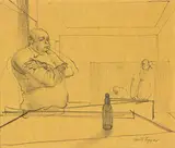 Garth Tapper, Untitled, pencil on card