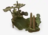 Jim Wheeler, Model Garden with Idols, bronze