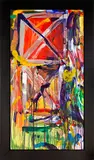 Untitled by Allen Maddox, oil on board, sold Jul 2013