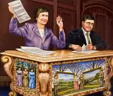 William Dunning, The Coalition Agreement 1999, Wellington, acrylic on canvas