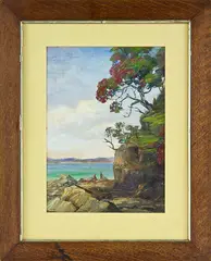 Adele Younghusband, Whangaroa Harbour, oil on canvas board