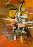 Arthur Dagley, Symphony, acrylic on board