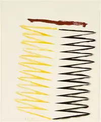Untitled by Richard Killeen, acrylic on paper, sold Jul 2013