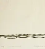 Marilynn Webb, Hills and a Raincloud, linocut, artist’s proof
