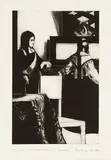 John Drawbridge, The Music Lesson (Vermeer), mezzotint, 20/100