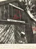 Ralph Hotere, Untitled – The Destruction of this Window is Insignificant Compared to the Official Vandalism at Aramoana, xerograph
