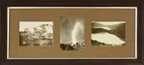 J.R Blencourt, Three Views of the Rotorua District, three vintage hand-coloured photographs