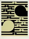 Gordon Walters, Tamaki, silkscreen print, 8/50