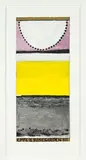 Rosegarden III by Colin McCahon, synthetic polymer paint on jute, sold Apr 2013