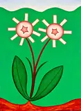 Michael Illingworth, Flower Painting, oil on canvas