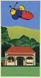Robin White, A Buzzy Bee for Siulolovao, silkscreen print, a/p