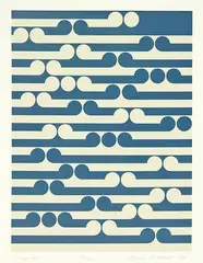 Gordon Walters, Kapiti, silkscreen print, 40/75