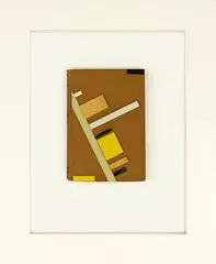 Patrick Pound, Untitled, collage on found book