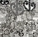 Tracey Tawhiao, Untitled, paint marker on canvas
