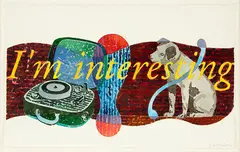 I’m interesting by Denys Watkins, watercolour, sold Mar 2013