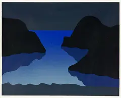 Back Beach III by Michael Smither, silkscreen print, 1/50, sold Mar 2013