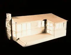 The House at Night by Marie Shannon, gelatin silver print, edition of 15 (1990), offered Mar 2013
