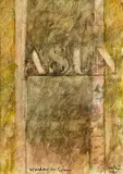 Ralph Hotere, Window in Spain, watercolour