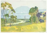John Weeks, Summer Afternoon – Auckland, watercolour