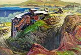 Herbert Richard Tornquist, Sunday at the Quarry, oil on board