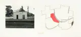 Julian Dashper, Cass, gelatin silver print and pastel on paper, diptych (3/10)