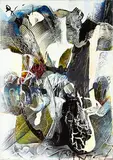Christina Popovici, The Invasion of White, mixed media on PVC