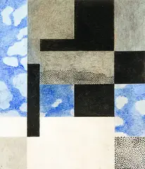 Michael Harrison, MAP, watercolour and acrylic on paper