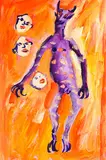 Alexis Hunter, Untitled, oil on paper