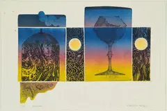 Barry Cleavin, Rain Box, etching, a/p