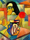 A Louis Boros, Untitled Still Life, oil on board