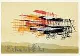 Ted Dutch, Flying Machine, screenprint, 116/180