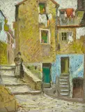 John Weeks, Side Alley, Scottish Fishing Village