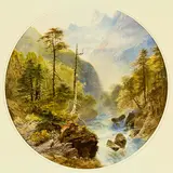 Nicholas Chevalier, A Mountain Torrent