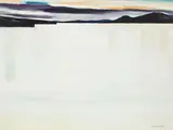 Helen Brown, Painted Sky, oil on board