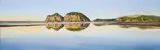 Justin Boroughs, Bethells Beach I, oil on board