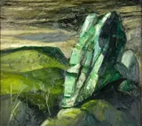 Garth Tapper, The Quarry, oil on board